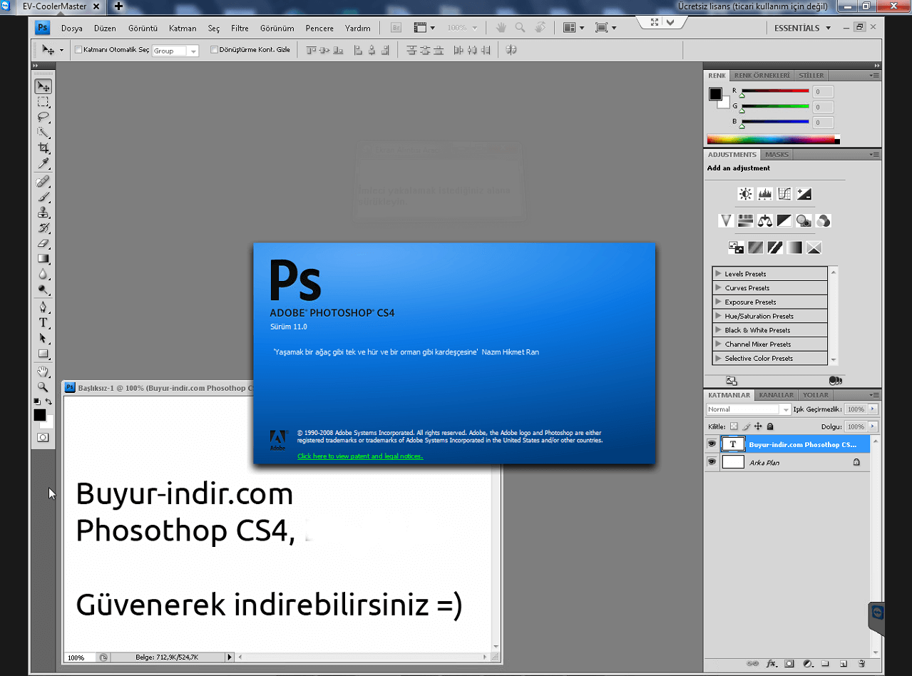 adobe photoshop cs3 not responding windows 7